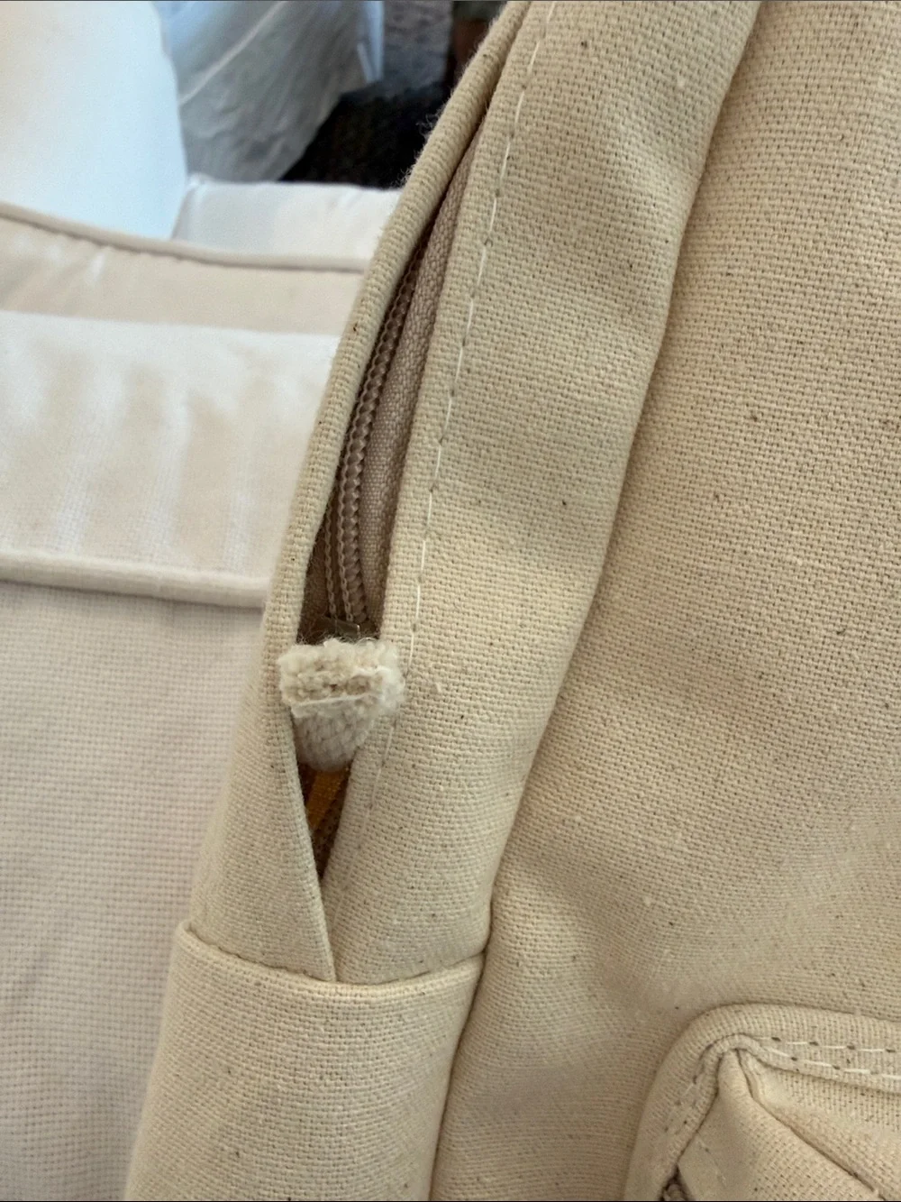 50th Anniversary Beige Canvas Backpack